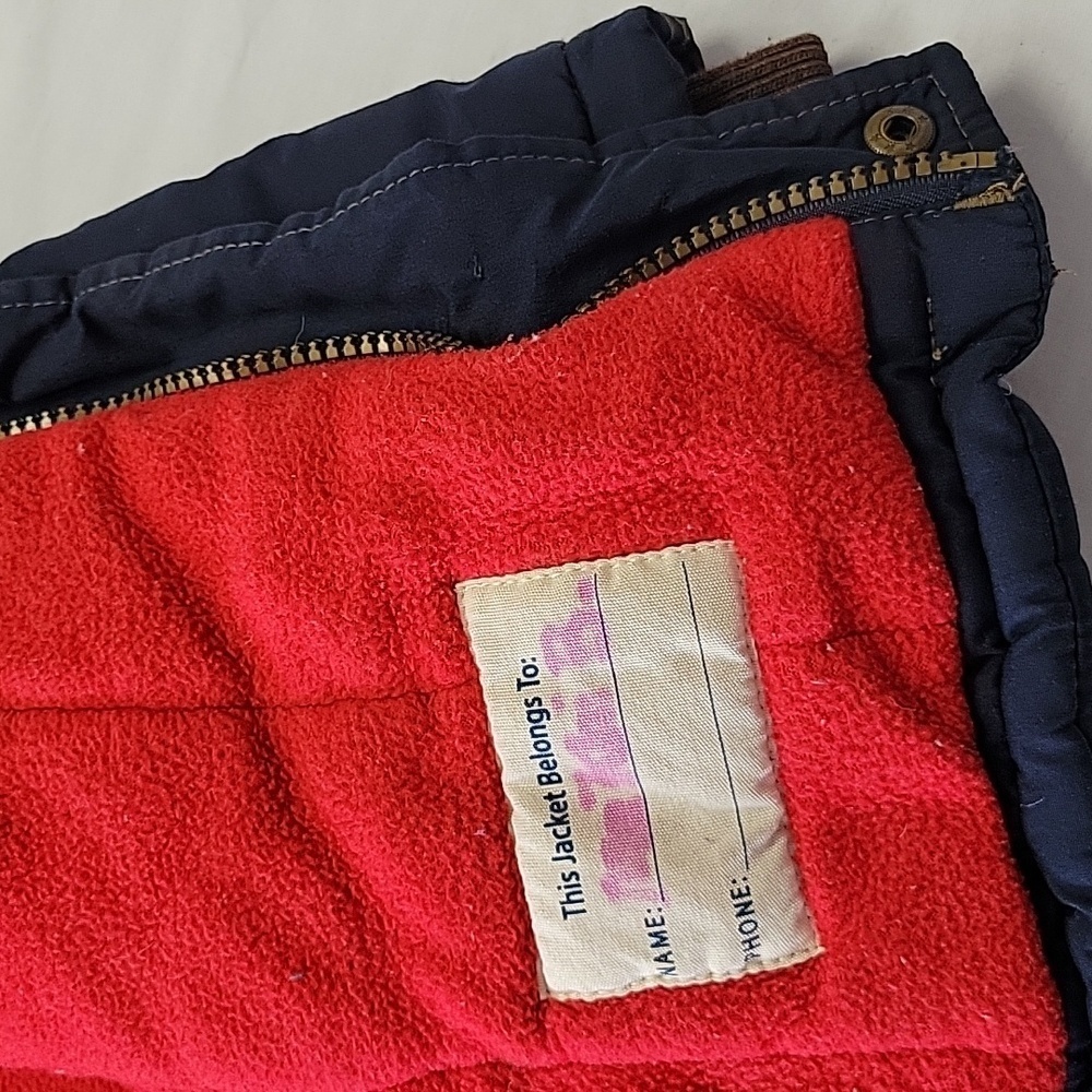 Oshkosh B’gosh Navy Blue Hooded Jacket Winter Coat Full Zip Kids Boys 3T - Picture 8 of 10